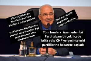 DÖRDÜNCÜ SIRAYA DÜŞÜRDÜĞÜ İYİ PARTİYİ DİZAYN EDEMEDİ, İSTİFALAR BAŞLAYINCA PANİKLEDİ
