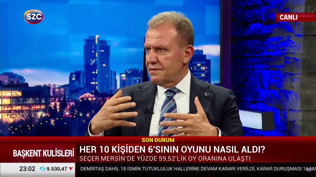 BAŞKAN SEÇER, SÖZCÜ TV’DE BAŞKENT KULİSLERİ’NE KONUK OLDU