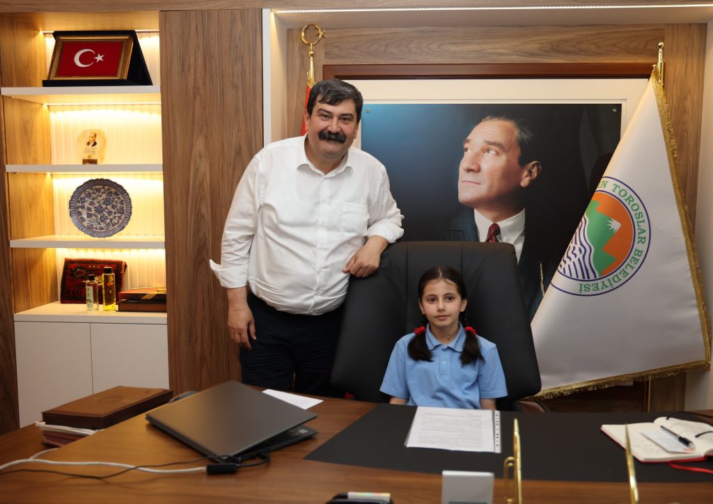 ÇOCUK BAŞKANDAN İLK İSTEK; “HER YIL 23 NİSAN’DA ÇOCUK FESTİVALİ YAPILSIN”