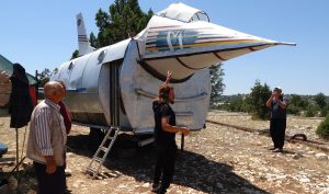 Bu da uçak ev: F-16’dan esinlenerek yaptı