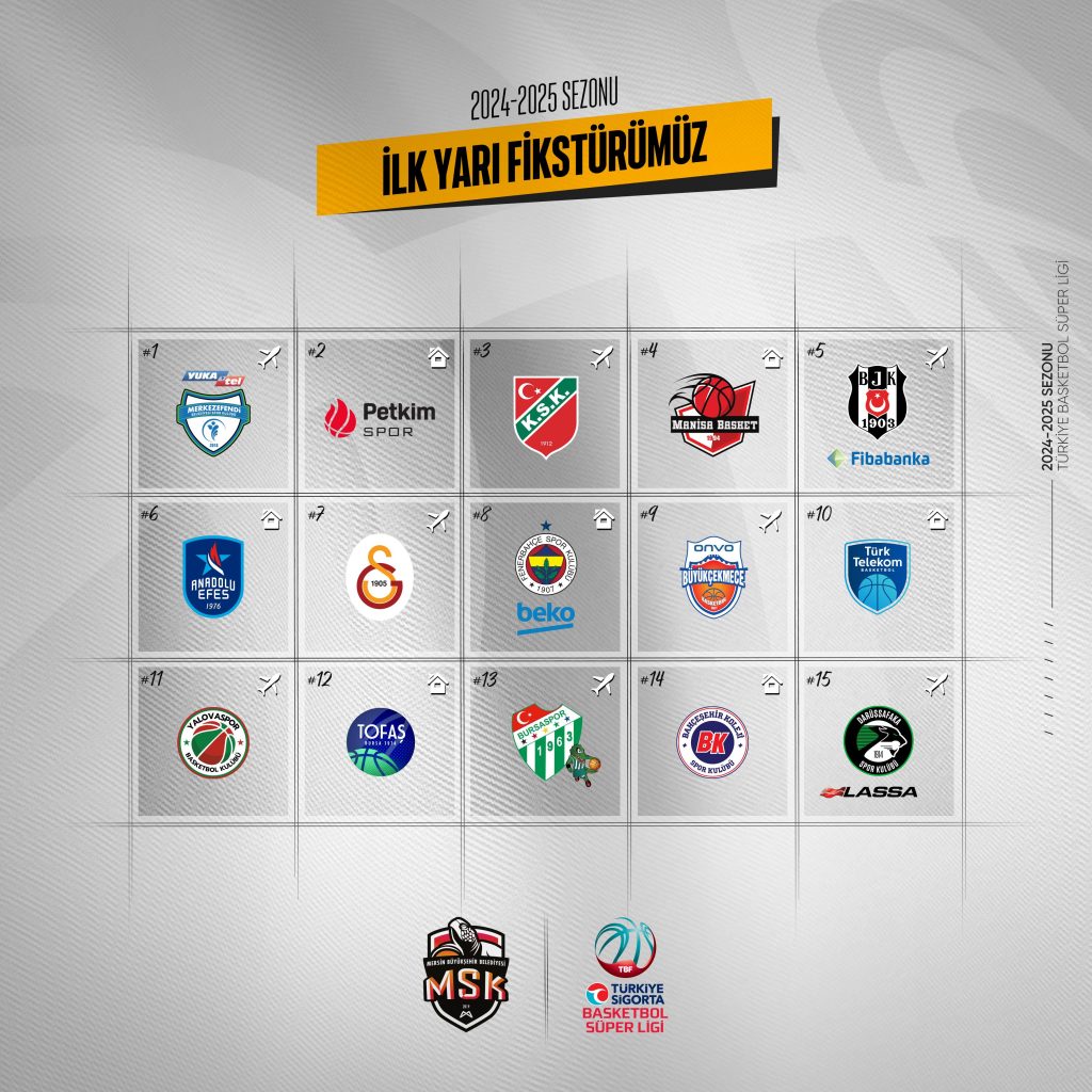 MSK’NİN SÜPER LİG TAKVİMİ BELLİ OLDU