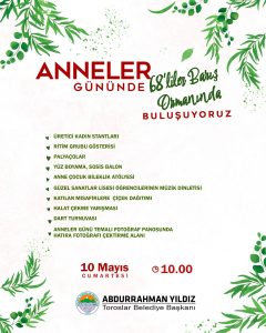 TOROSLAR BELEDİYESİ 68’LİLER BARIŞ ORMANI’NDA ANNELER GÜNÜ ETKİNLİĞİ DÜZENLİYOR
