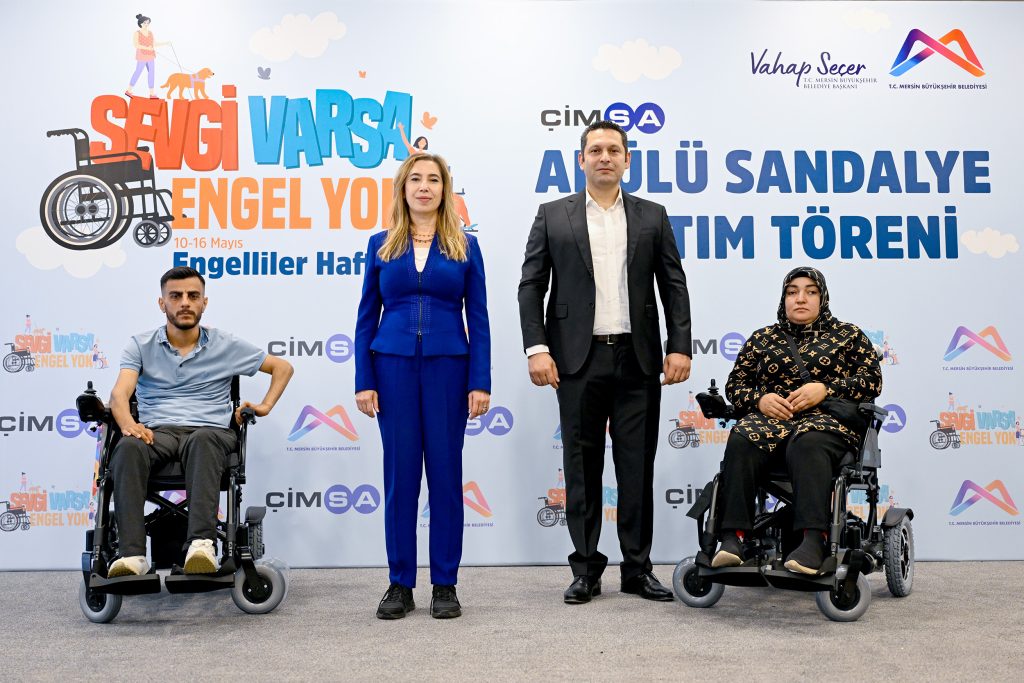 MERSİN BÜYÜKŞEHİR VE ÇİMSA İŞ BİRLİĞİNDE 60 AKÜLÜ ARAÇ ÖZEL BİREYLERE TESLİM EDİLDİ