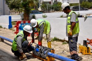 Mersin Yapraklıkoy’da İçme Suyu Hattı Yenilendi