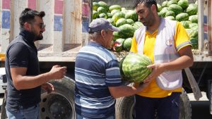 Mezitli Belediyesi, 36 Ton Karpuzu Üreticiden Alıp Vatandaşa Ücretsiz Dağıttı
