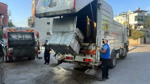 Akdeniz Belediyesi’nden 7/24 Temizlik ve Dezenfeksiyon Çalışması