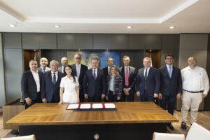 ‘MERSİN ATIKSU YÖNETİMİ VE EKOLOJİK DENGE PROJESİ’ FİNANSMANI İÇİN İMZALAR ATILDI