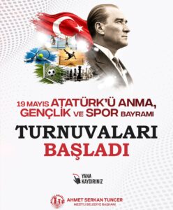 Mezitli’de 19 Mayıs coşkusu spor turnuvalarıyla kutlanacak