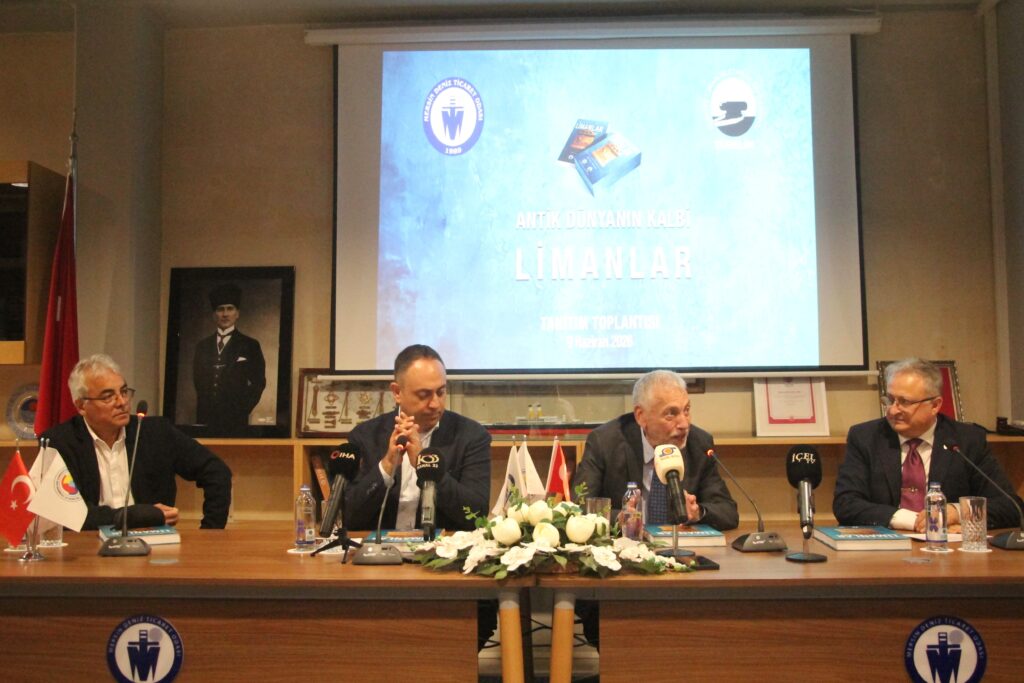 Mersin’de ‘Antik Dünyanın Kalbi Limanlar’ kitabı tanıtıldı